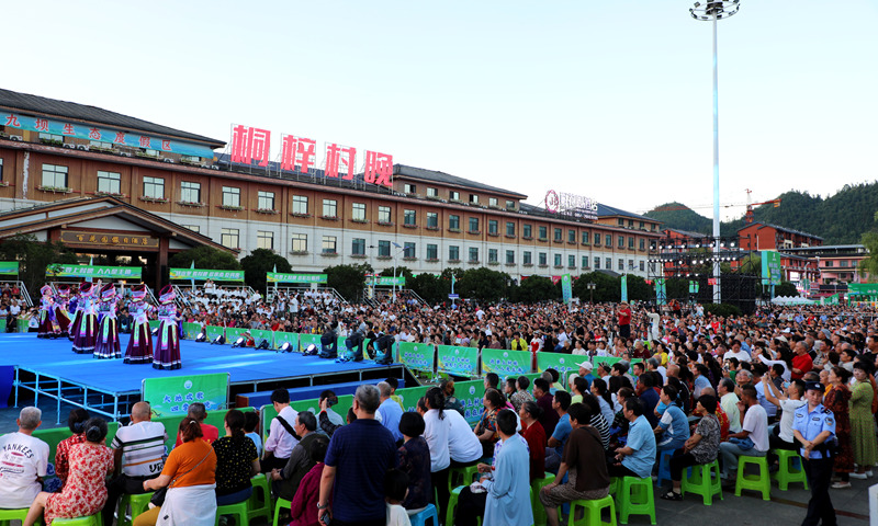 桐梓夏季“村晚”。陳桂良攝