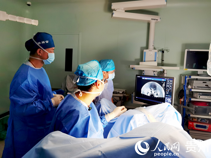 智能實時導航系統精準構建前列腺3D模型。人民網記者 王秀芳攝