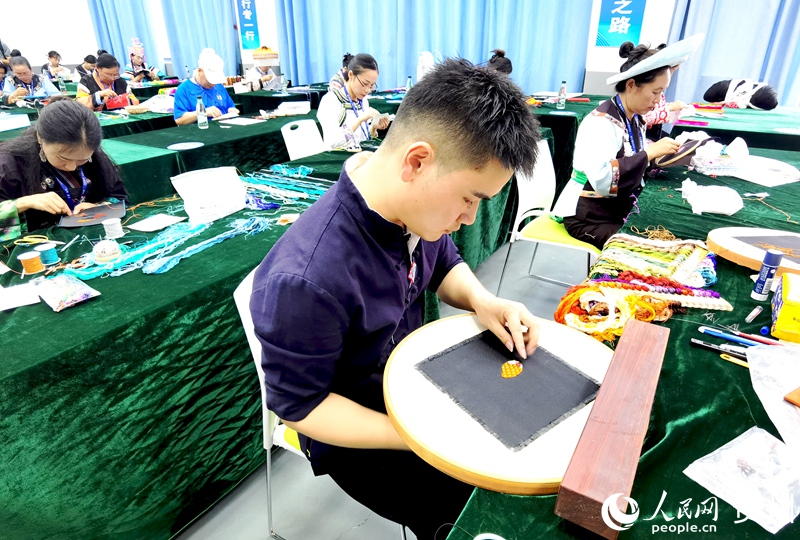 比賽現場。人民網記者 王秀芳攝2