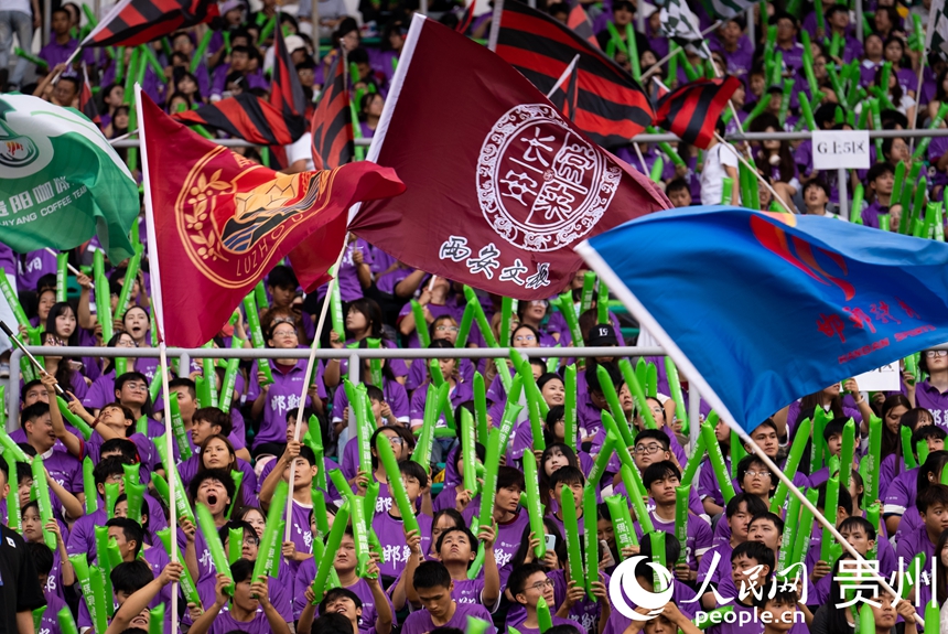 觀看比賽的球迷。人民網記者 涂敏攝