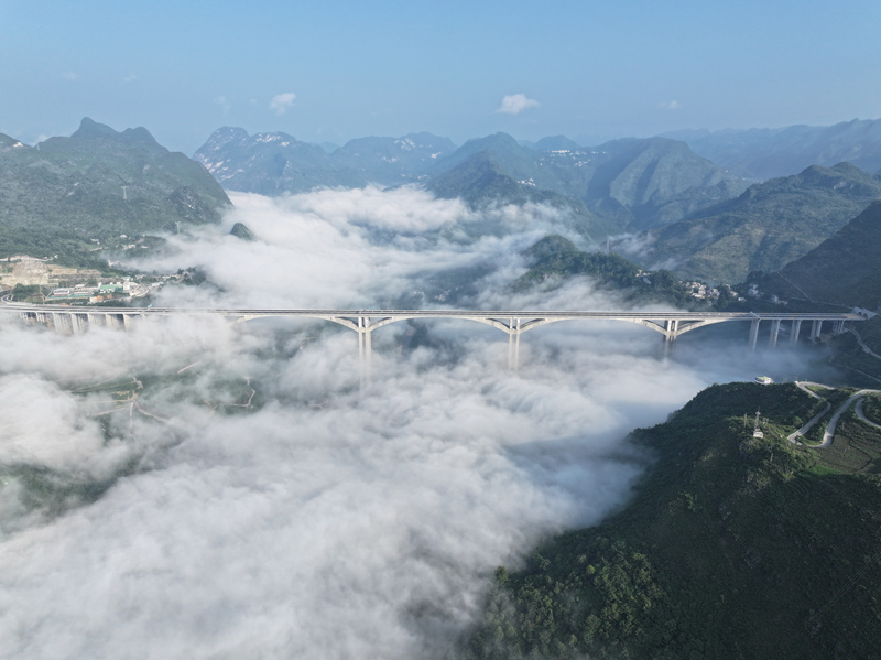 納晴高速六枝特大橋。