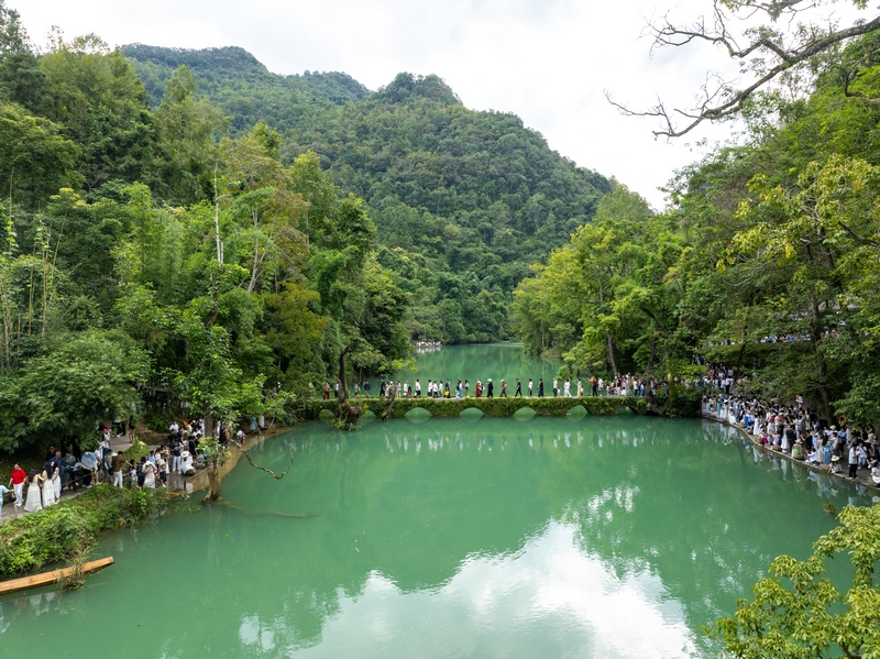 小七孔秀美風光。羅凱攝