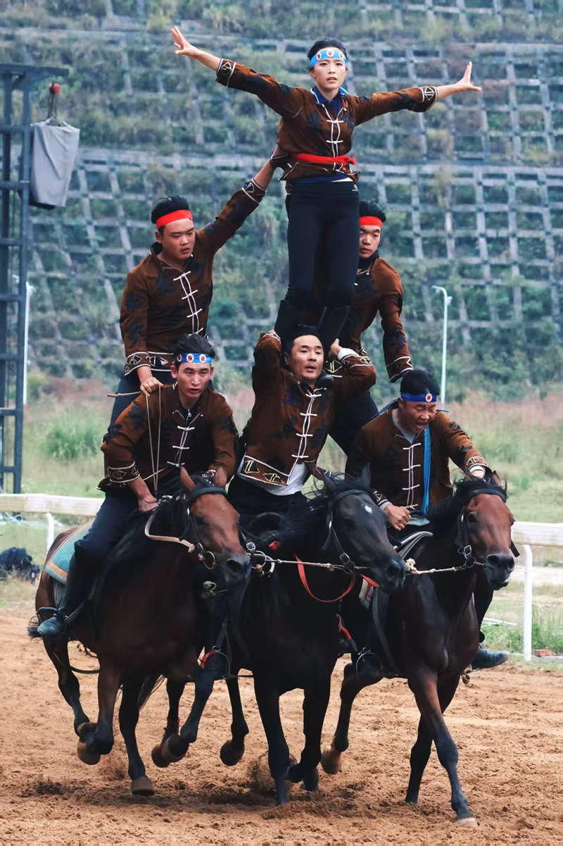 “貴州村馬”現(xiàn)場(chǎng)。