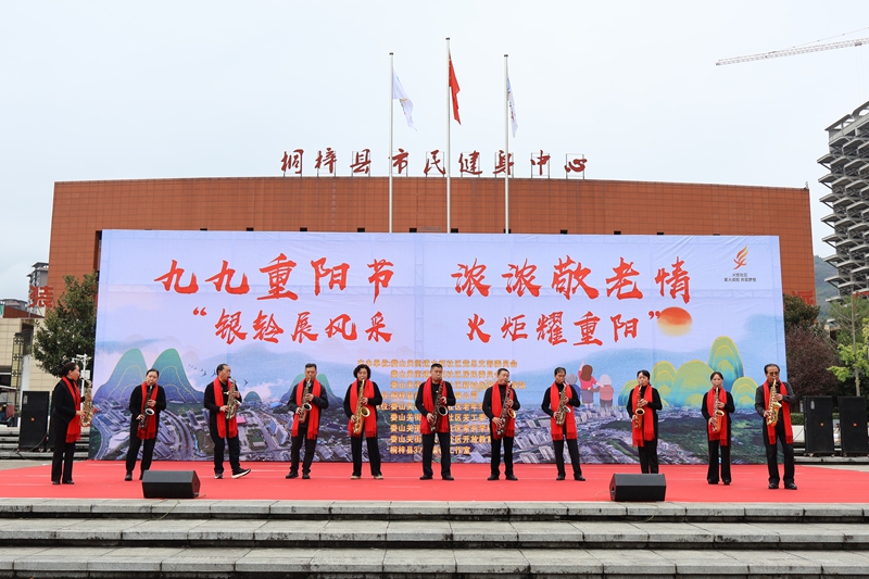 老年人以靈動的表演展現老年活力 王洪婭攝