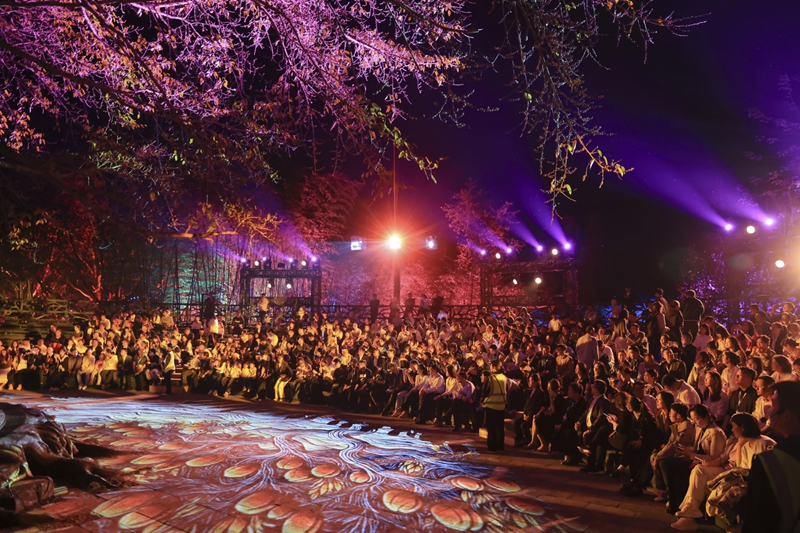 2 圖為黃果樹景區(qū)《再回西游》在陡坡塘景區(qū)演出現(xiàn)場。.jpg