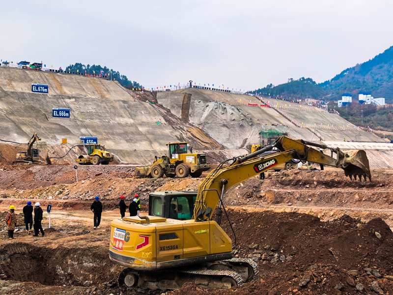 宣威水庫加快建設中。潘家偉 攝