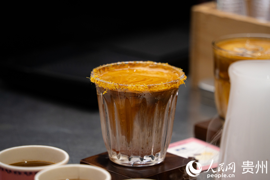 吾界咖啡門店產(chǎn)品。人民網(wǎng) 陽(yáng)茜攝