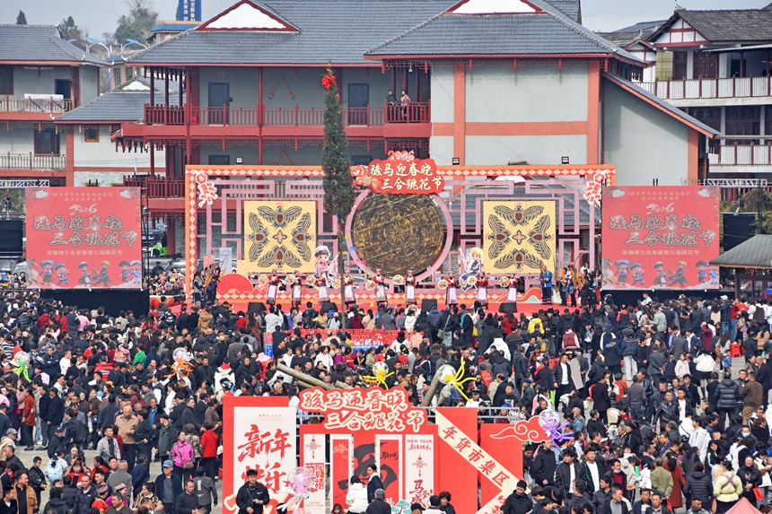 跳花節(jié)現(xiàn)場熱鬧非凡。安順經(jīng)開區(qū)融媒體中心供圖